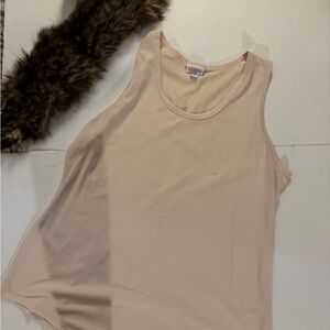 LuLaRoe Soft Beige Tank Top